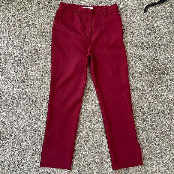 WALTER BAKER Falcon High Rise Straight Leg Pant in Merlot Size 12 NEW - Picture 2 of 11